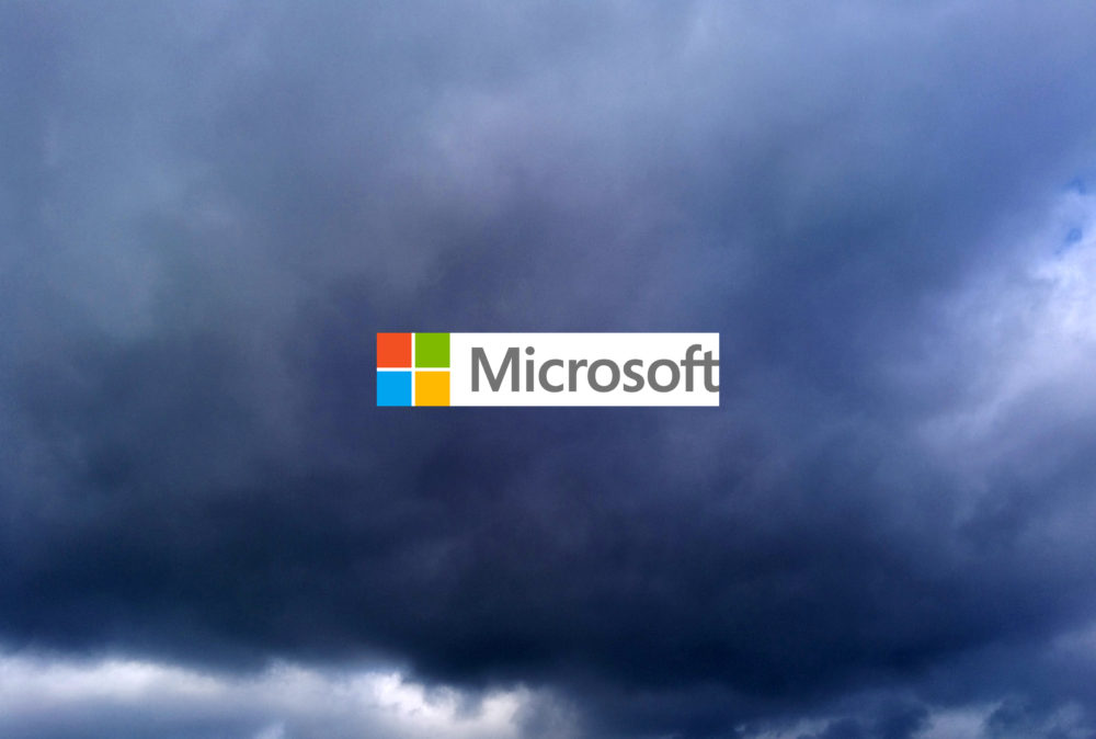 A dark cloud hanging over Microsoft